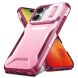 Защитный чехол UniCase Shuttle Guard для Apple iPhone 16 - Pink / Dark Red (366419PR). Фото 2 из 7