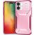 Защитный чехол UniCase Shuttle Guard для Apple iPhone 16 - Pink / Dark Red: фото 1 из 7