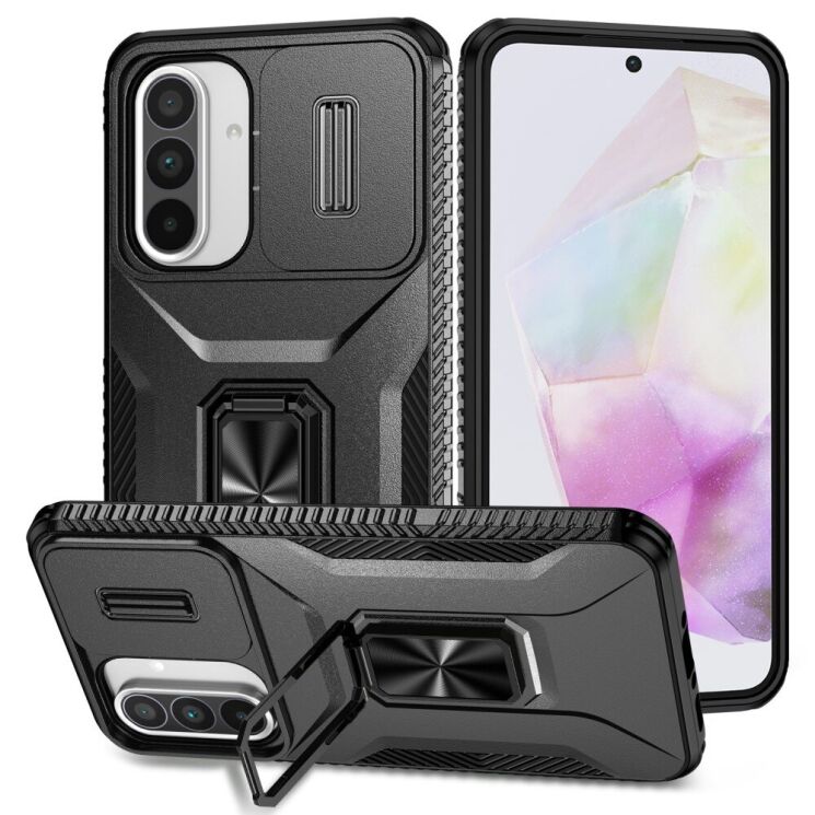 Защитный чехол UniCase Shuttle Guard Pro для Samsung Galaxy A36 (A366) / A56 (A566) - Black: фото 1 из 8