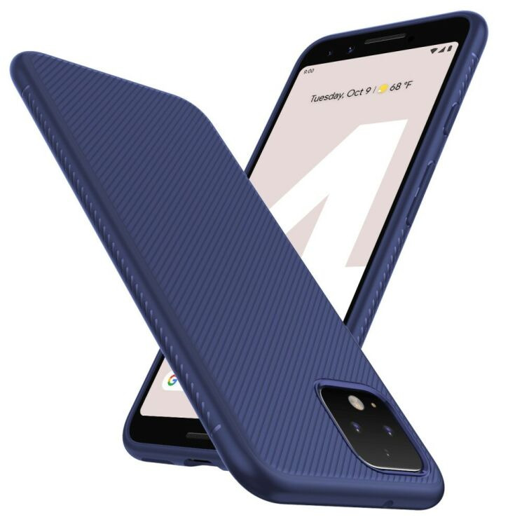 Защитный чехол UniCase Twill Soft для Google Pixel 4 XL - Blue: фото 2 из 8