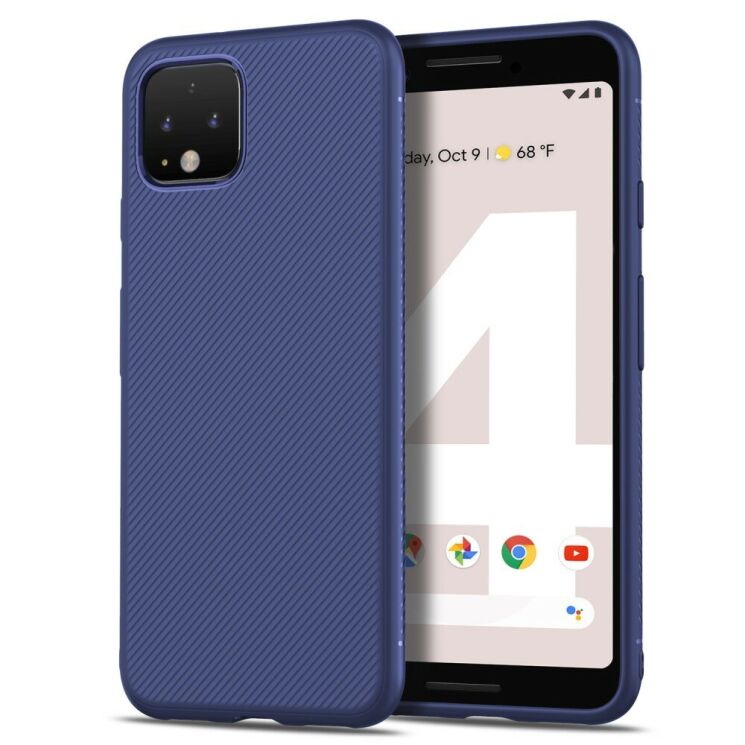 Защитный чехол UniCase Twill Soft для Google Pixel 4 XL - Blue: фото 1 из 8