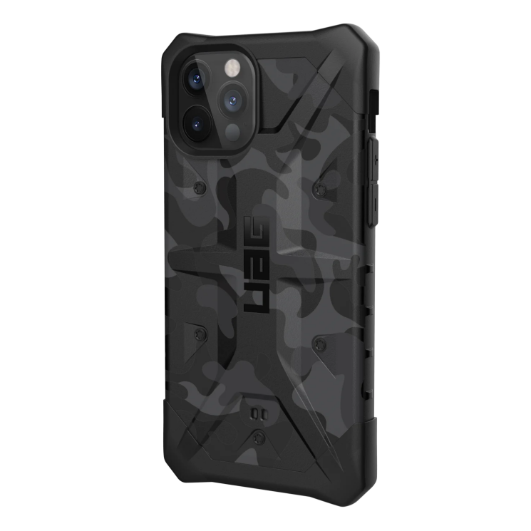 Защитный чехол URBAN ARMOR GEAR (UAG) Pathfinder SE для Apple iPhone 12 / iPhone 12 Pro - Black Midnight Camo: фото 3 из 9