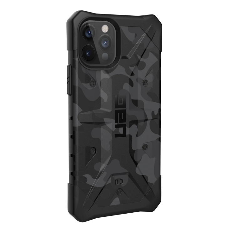 Защитный чехол URBAN ARMOR GEAR (UAG) Pathfinder SE для Apple iPhone 12 / iPhone 12 Pro - Black Midnight Camo: фото 4 из 9