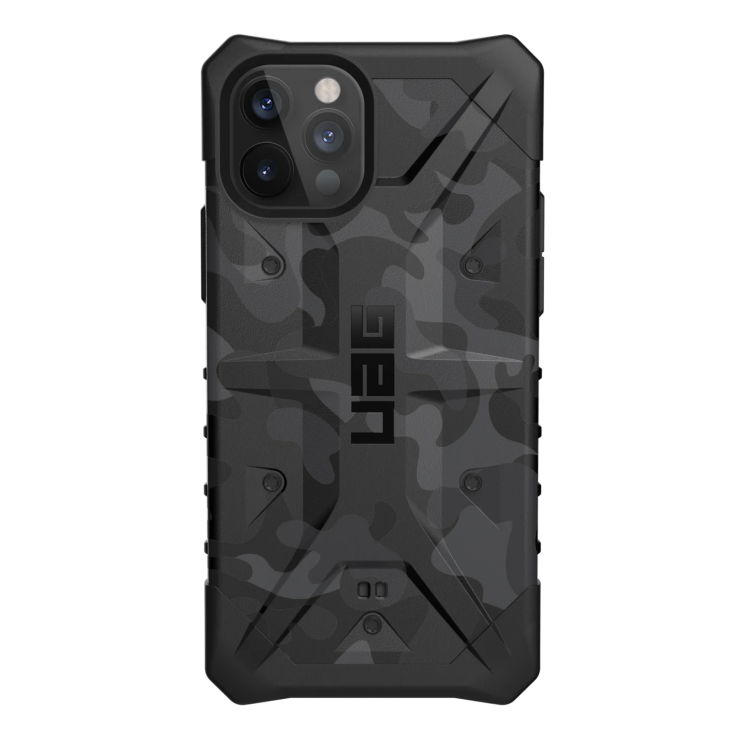 Защитный чехол URBAN ARMOR GEAR (UAG) Pathfinder SE для Apple iPhone 12 / iPhone 12 Pro - Black Midnight Camo: фото 1 из 9