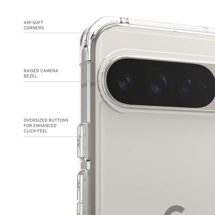 Защитный чехол URBAN ARMOR GEAR (UAG) Plyo для Google Pixel 9 Pro XL - Ice: фото 10 из 14