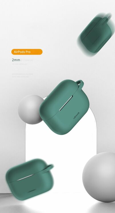 Захисний чохол USAMS US-BH568 Protective Cover для Apple AirPods Pro - Yellow: фото 4 з 17