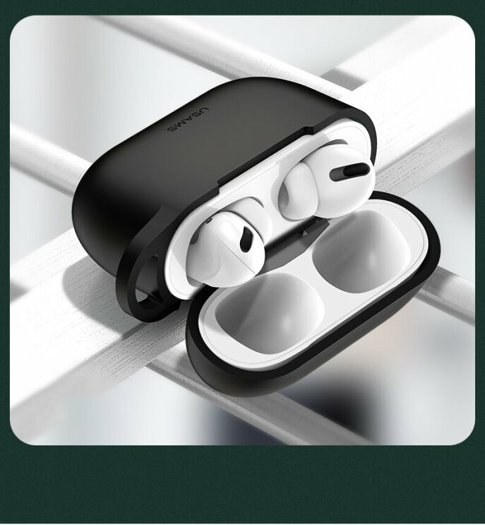 Захисний чохол USAMS US-BH568 Protective Cover для Apple AirPods Pro - Yellow: фото 16 з 17
