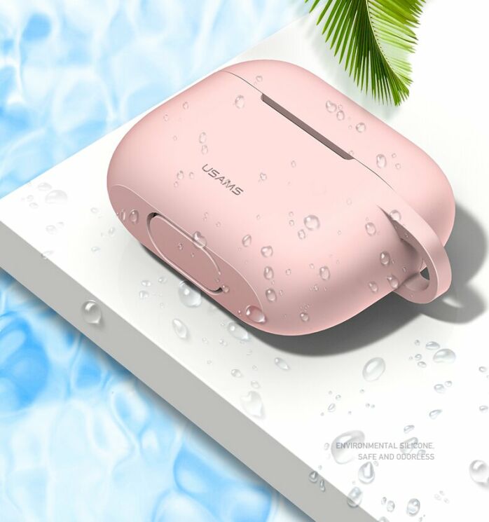 Захисний чохол USAMS US-BH568 Protective Cover для Apple AirPods Pro - Yellow: фото 6 з 17