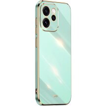 Защитный чехол XINLI Porcelain Design для OPPO Reno 15 Pro - Cyan: фото 1 из 6