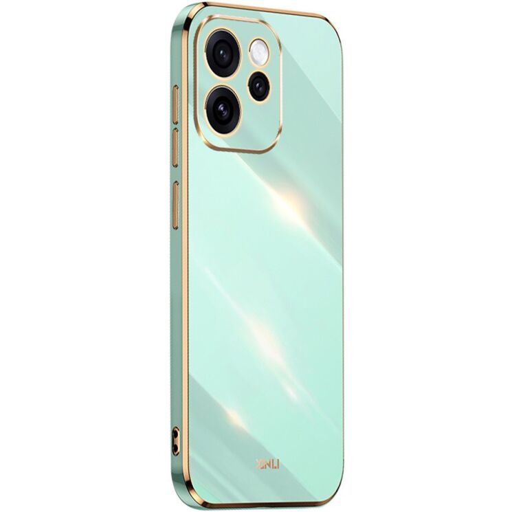 Захисний чохол XINLI Porcelain Design для OPPO Reno 15 Pro - Cyan: фото 1 з 6