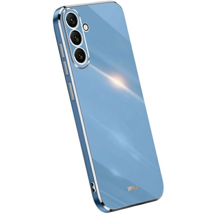 Захисний чохол XINLI Porcelain Design для Samsung Galaxy A57 (A576) - Blue: фото 1 з 8