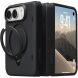 Защитный комплект TORRAS Ostand Q3 Spin Series with MagSafe (FF) для Apple iPhone Duo - Black (435064B). Фото 1 из 6