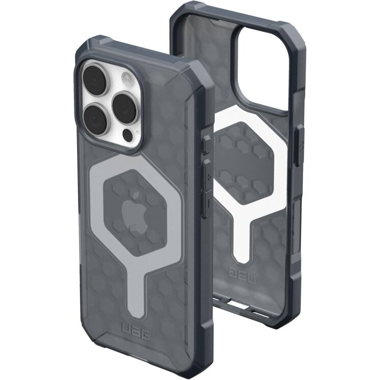 Защитный чехол URBAN ARMOR GEAR (UAG) Essential Armor MagSafe для iPhone 16 Pro (114448113131) - Ash: фото 5 из 12