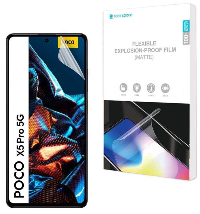 Антиблікова плівка на екран RockSpace Explosion-Proof Matte для Xiaomi Poco X5 Pro: фото 1 з 8