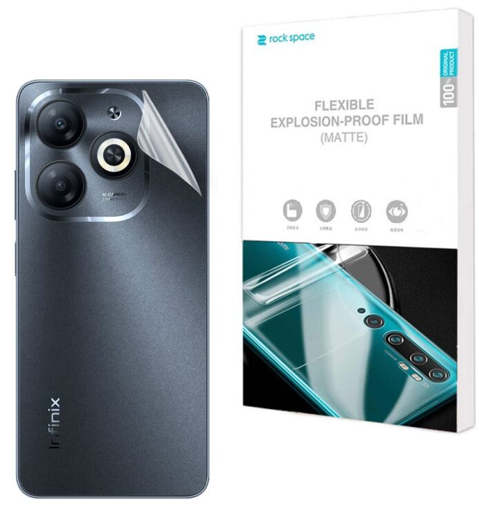 Антиблікова плівка на задню панель RockSpace Explosion-Proof Matte для Infinix Smart 8: фото 1 з 9