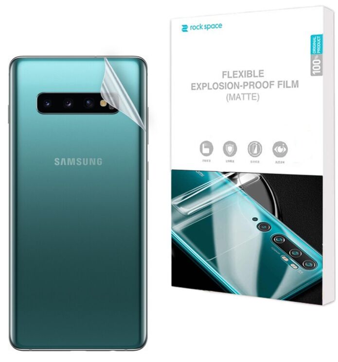 Антиблікова плівка на задню панель RockSpace Explosion-Proof Matte для Samsung Galaxy S10 Plus (G975): фото 1 з 10