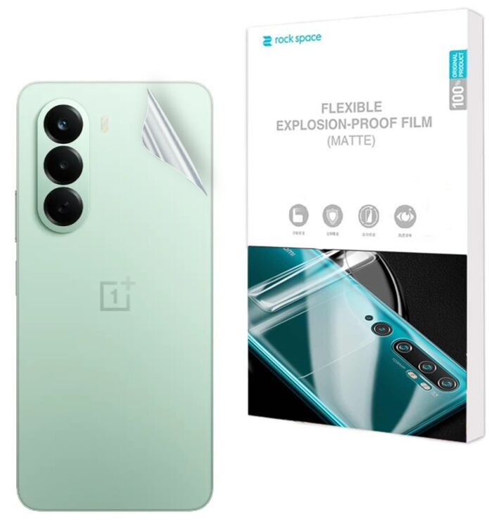 Антибликовая пленка на заднюю панель RockSpace Matte для OnePlus Nord CE6 Lite: фото 1 из 9