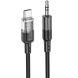 AUX-кабель Hoco UPA27 Spirit Type-C to 3.5mm (1.2m) - Black (896346B). Фото 1 из 7