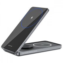 Беспроводное зарядное устройство Proove Metal Edge 3 in 1 - Gray: фото 1 из 6