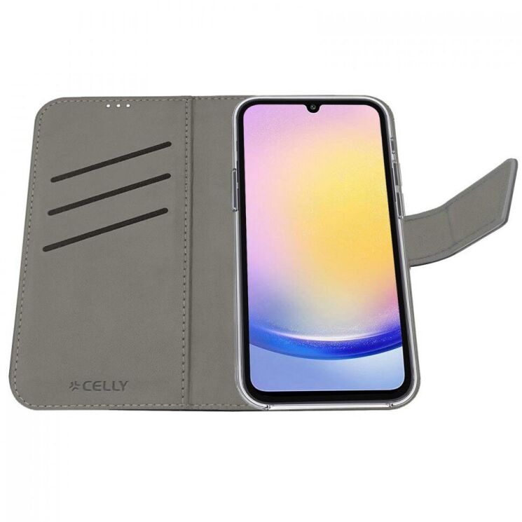 Чехол Celly Wallet Case для Samsung Galaxy A25 (A256) WALLY1061 - Black: фото 3 из 4