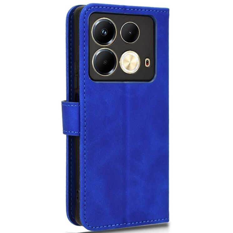 Чехол Deexe Classic Wallet для Infinix Note 40 - Blue: фото 5 из 6
