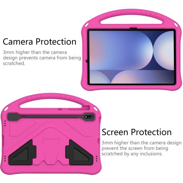 Чехол Deexe KickStand Cover для Samsung Galaxy Tab S10 Plus - Red: фото 5 из 5