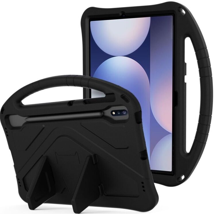Чехол Deexe KickStand Cover для Samsung Galaxy Tab S10 Plus - Black: фото 1 из 5