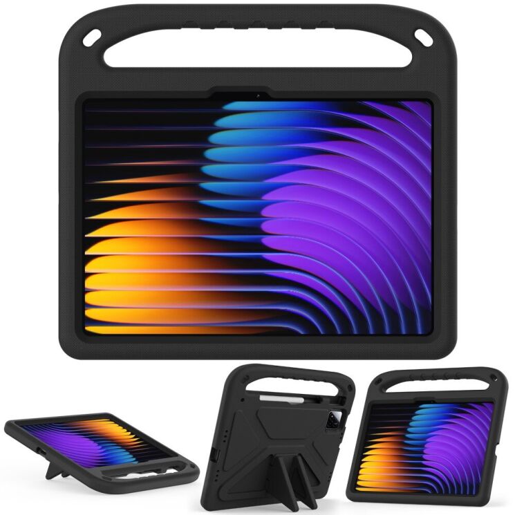 Чехол Deexe KickStand Cover для Xiaomi Pad 7 / 7 Pro - Black: фото 2 из 7