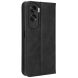 Чехол Deexe Retro Style для Honor 90 Lite - Black (347309B). Фото 6 из 7