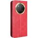 Чехол Deexe Retro Style для Honor Magic 7 Lite - Red (379708R). Фото 6 из 7
