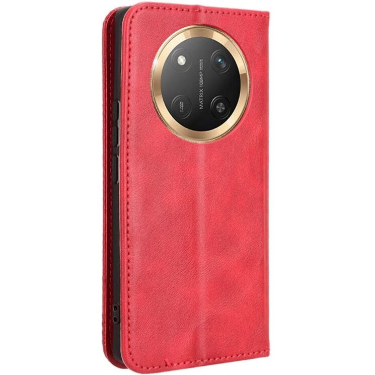 Чехол Deexe Retro Style для Honor Magic 7 Lite - Red: фото 6 из 7