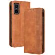 Чехол-книжка Deexe Retro Style для Infinix GT 30 Pro - Brown (386001Z)