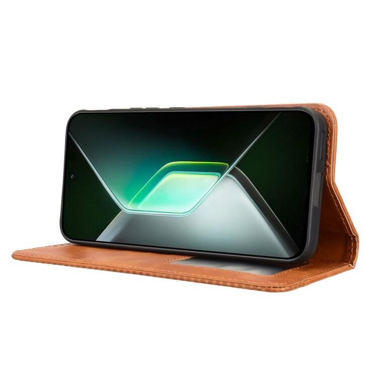 Чехол Deexe Retro Style для Infinix GT 30 Pro - Brown: фото 6 из 17
