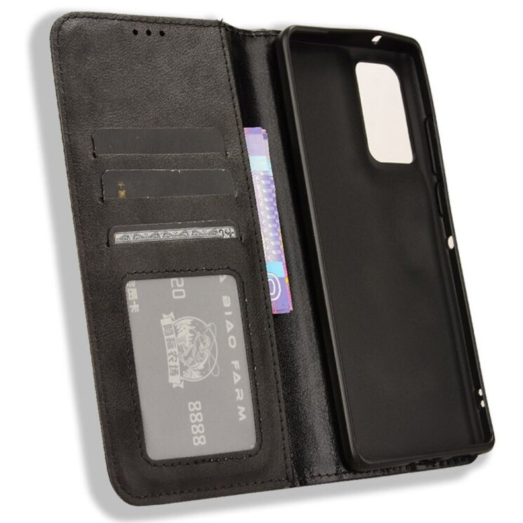 Чохол Deexe Retro Style для Motorola Edge 50 Fusion - Black: фото 4 з 7