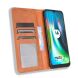 Чохол-книжка Deexe Retro Style для Motorola Moto E7 Plus / Moto G9 Play - Brown (268501Z). Фото 5 з 14