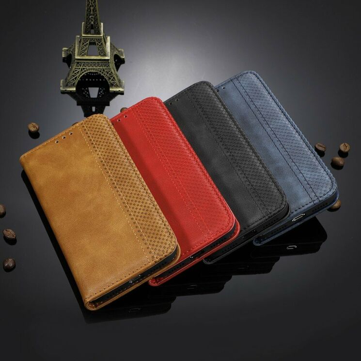 Чохол Deexe Retro Style для OnePlus 7T Pro - Blue: фото 10 з 14