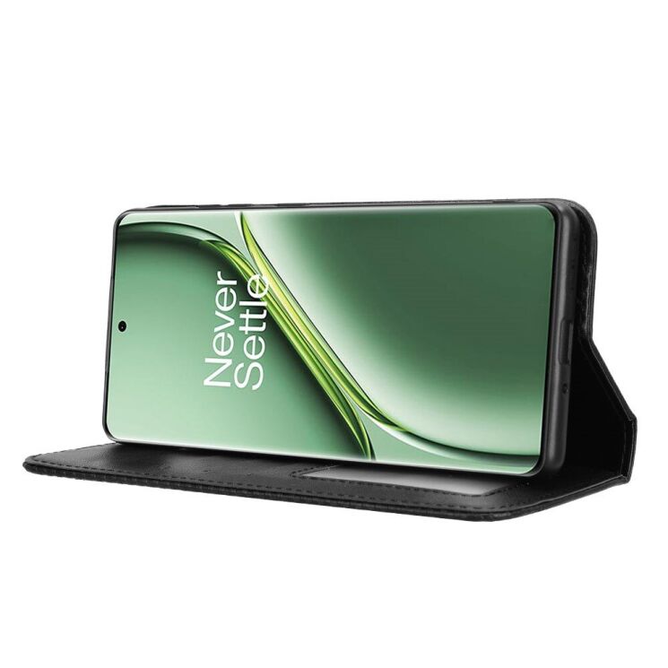 Чохол Deexe Retro Style для OnePlus Ace 3 Pro - Black: фото 3 з 7