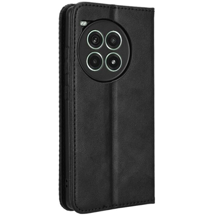 Чохол Deexe Retro Style для OnePlus Ace 3 Pro - Black: фото 6 з 7