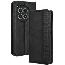 Чехол Deexe Retro Style для OnePlus Ace 3 Pro - Black: фото 1 из 7