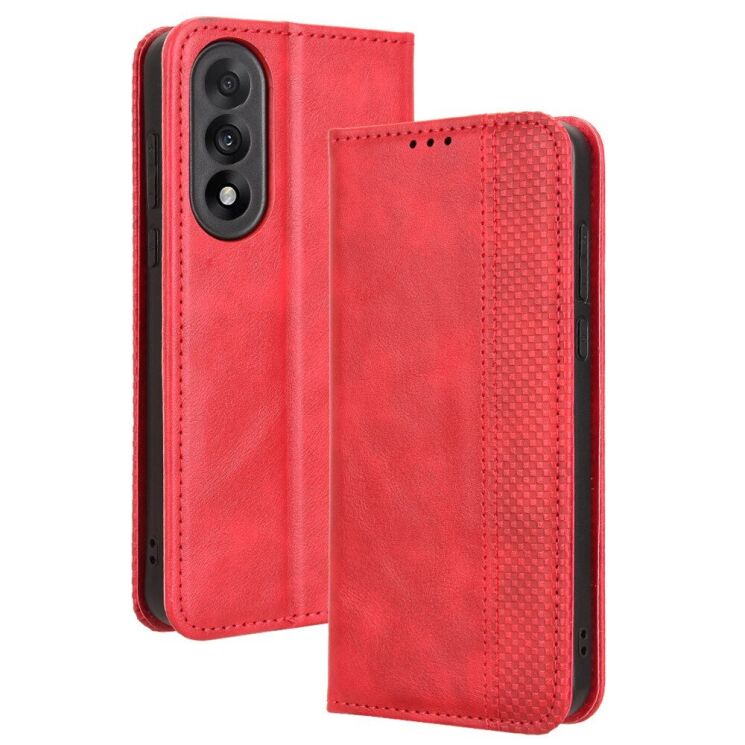 Чохол Deexe Retro Style для OnePlus Nord 5 / Ace 5 Ultra - Red: фото 9 з 15