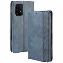 Чохол Deexe Retro Style для Samsung Galaxy S10 Lite (G770) - Blue: фото 1 з 17