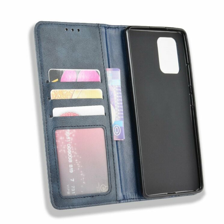 Чохол Deexe Retro Style для Samsung Galaxy S10 Lite (G770) - Blue: фото 4 з 17