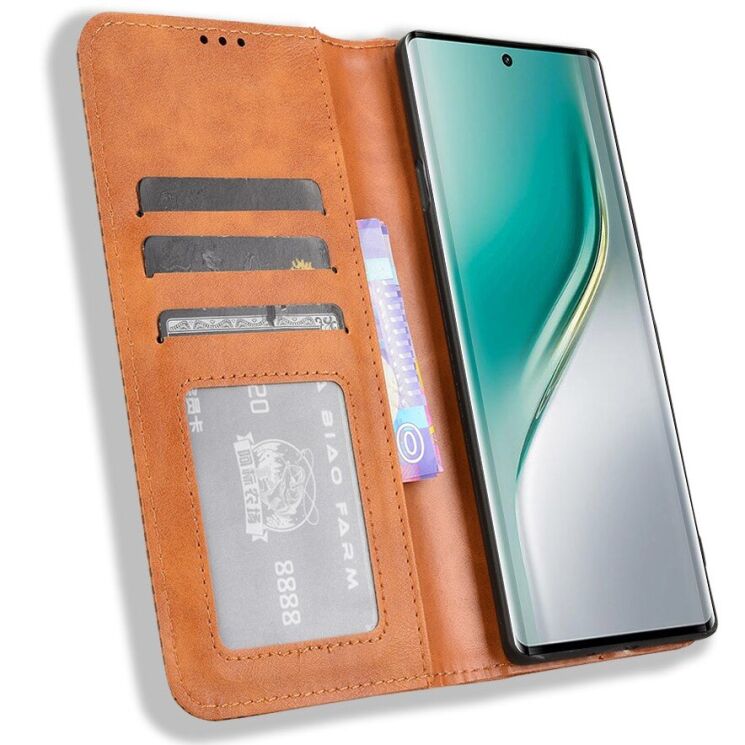 Чохол Deexe Retro Style для TECNO Camon 40 (CM5) - Brown: фото 2 з 7