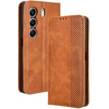 Чехол Deexe Retro Style для TECNO Camon 40 (CM5) - Brown: фото 1 из 7