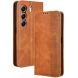 Чохол Deexe Retro Style для TECNO Camon 40 (CM5) - Brown (386302Z). Фото 1 з 7