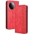 Чехол Deexe Retro Style для Xiaomi Poco F7 Pro / Poco F7 Ultra - Red (378600R)