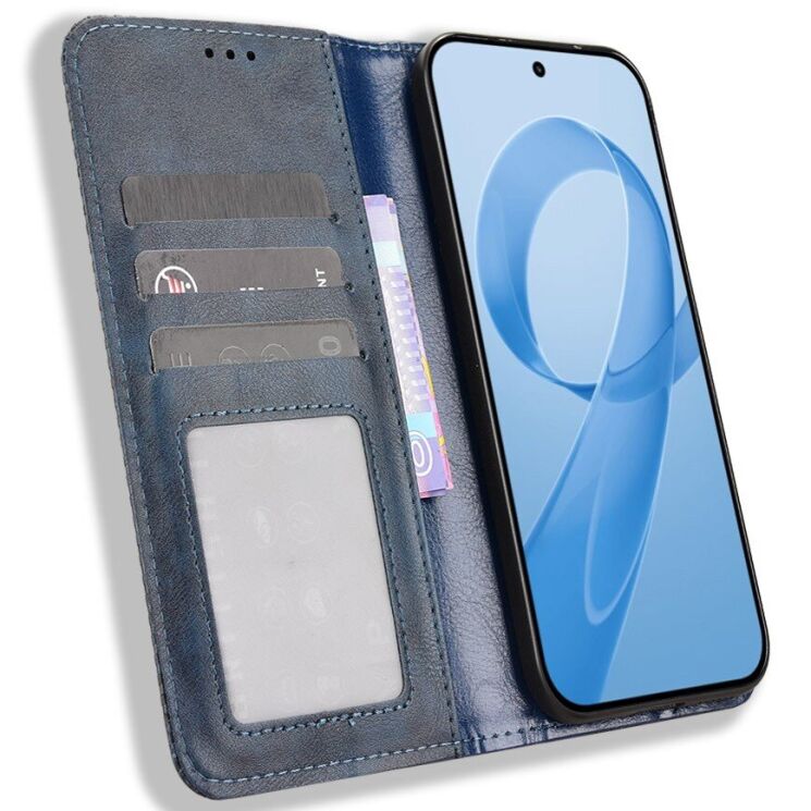 Чохол Deexe Retro Style для Xiaomi Poco F8 Pro - Blue (403502L) Чохол Deexe Retro Style для Xiaomi Poco F8 Pro - Blue: фото 6 з 19