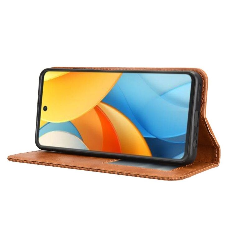 Чехол Deexe Retro Style для ZTE Nubia V60 Design - Brown: фото 3 из 7