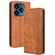 Чехол Deexe Retro Style для ZTE Nubia V60 Design - Brown: фото 1 из 7