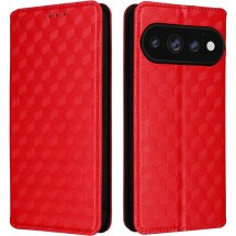 Чехол Deexe Rhombus Book для Google Pixel 11 Pro XL - Red: фото 1 из 7